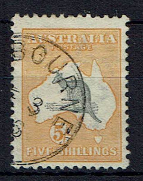 Image of Australia SG 13 FU British Commonwealth Stamp